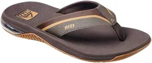 REEF Anchor Men's Beach Flip Flop, Water Friendly, Cushioning Heel Airbag