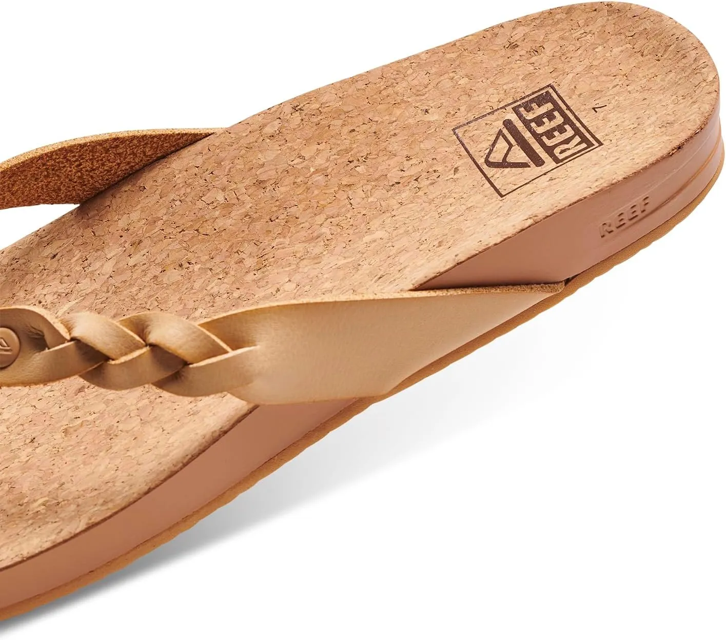 REEF Cushion Court Twist Women's Flip Flop, Molded Cushion Footbed, Arch Support