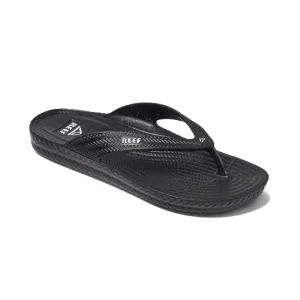 Reef Women's Water Court Black Flipflop Sandal