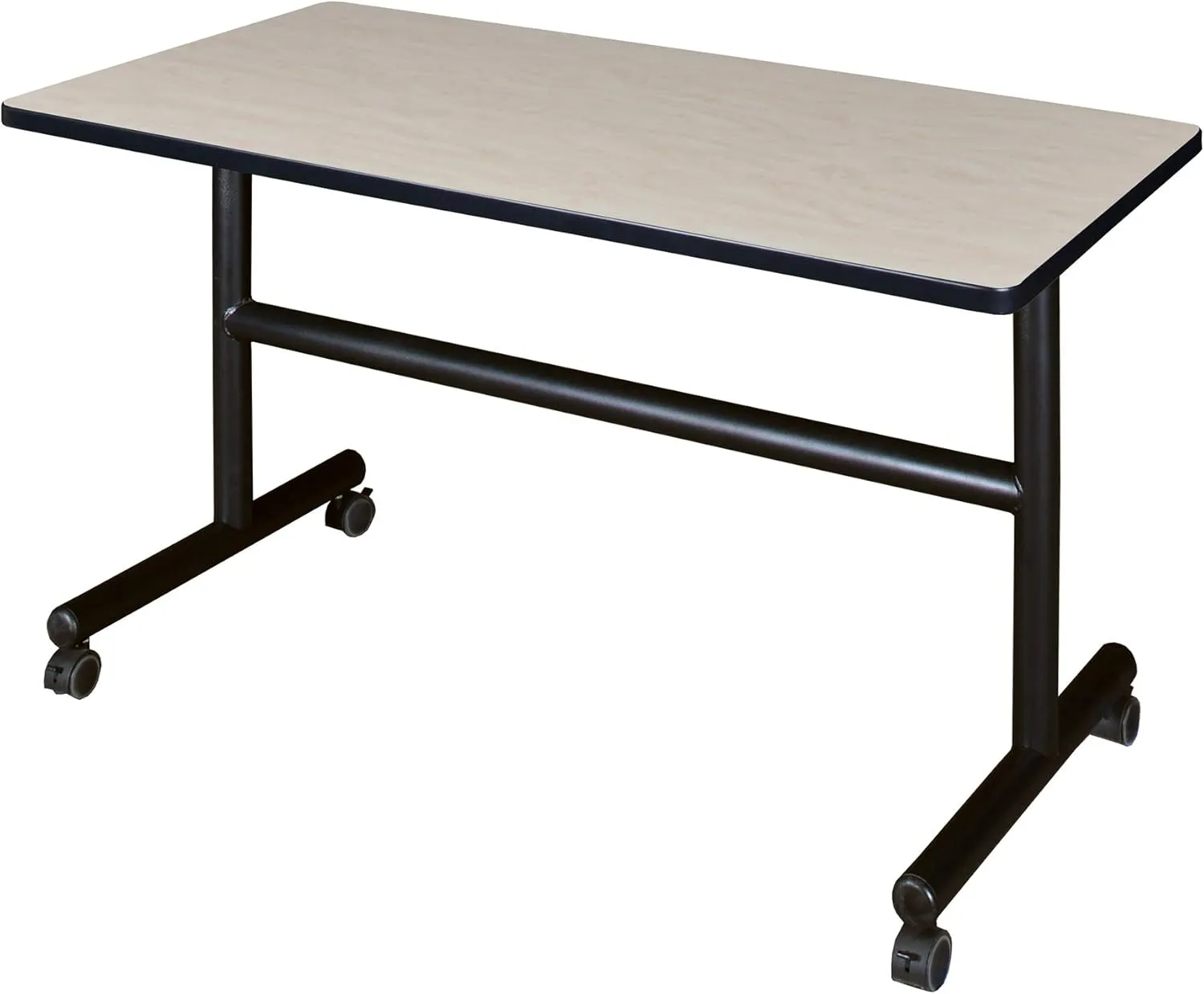 Regency Kobe 48 x 30 in. Flip-Top Training Nesting Table- Maple