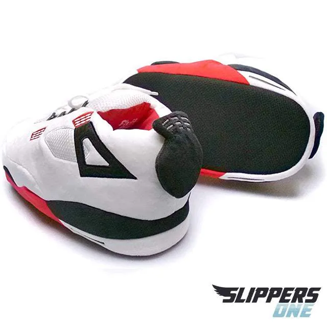 Retro 4 Fire Red Slippers