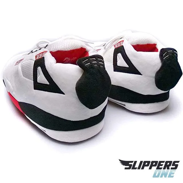 Retro 4 Fire Red Slippers