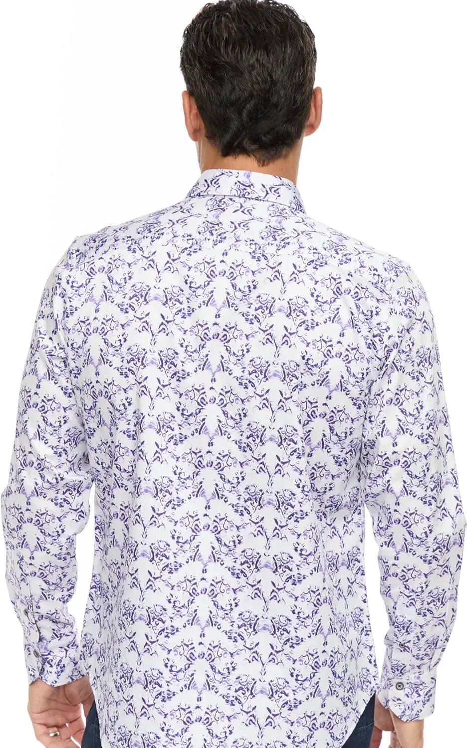 Robert Graham Men's Criswell Long Sleeve Woven Shirt