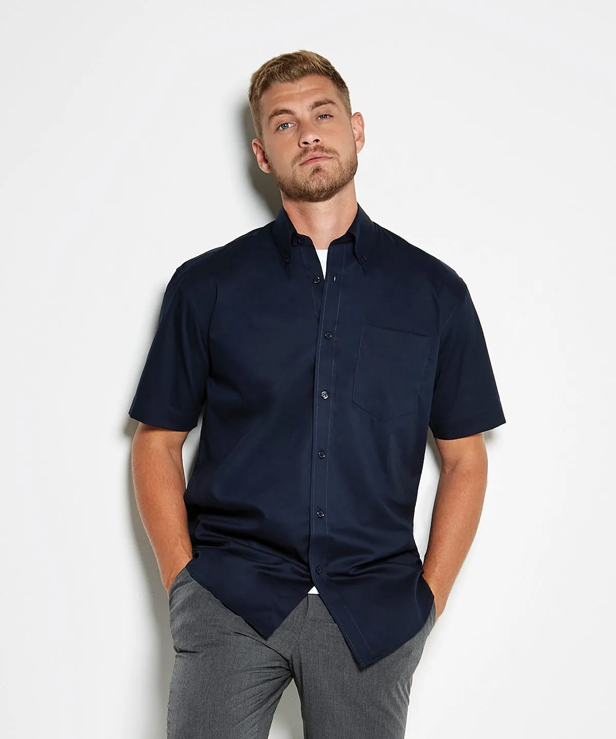 Royal - Corporate Oxford shirt short-sleeved (classic fit)