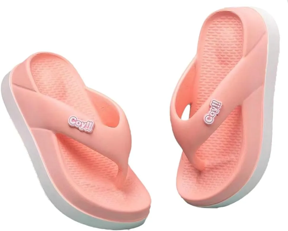 Rungion Womens Cute Flip Flops Slipper Comfort Walking Thong Sandals with Arch Support Slip On Indoor Outdoor for Summer Beach