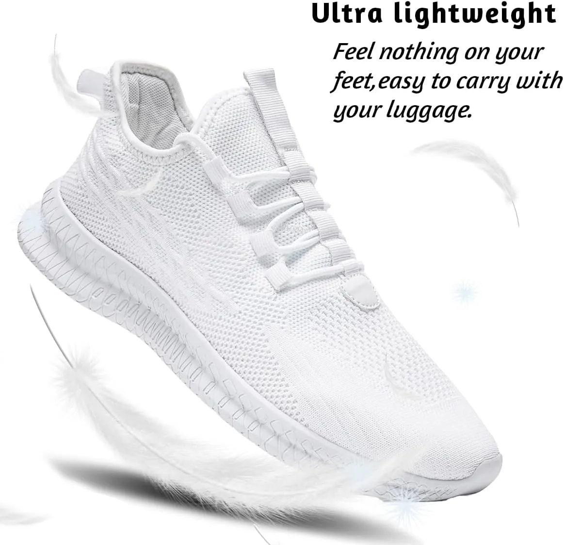 Running Shoes for Men Casual Slip on Tennis Shoes Fashion Sneaker Lightweight Breathable Gym Athletic Sports Walking Shoes