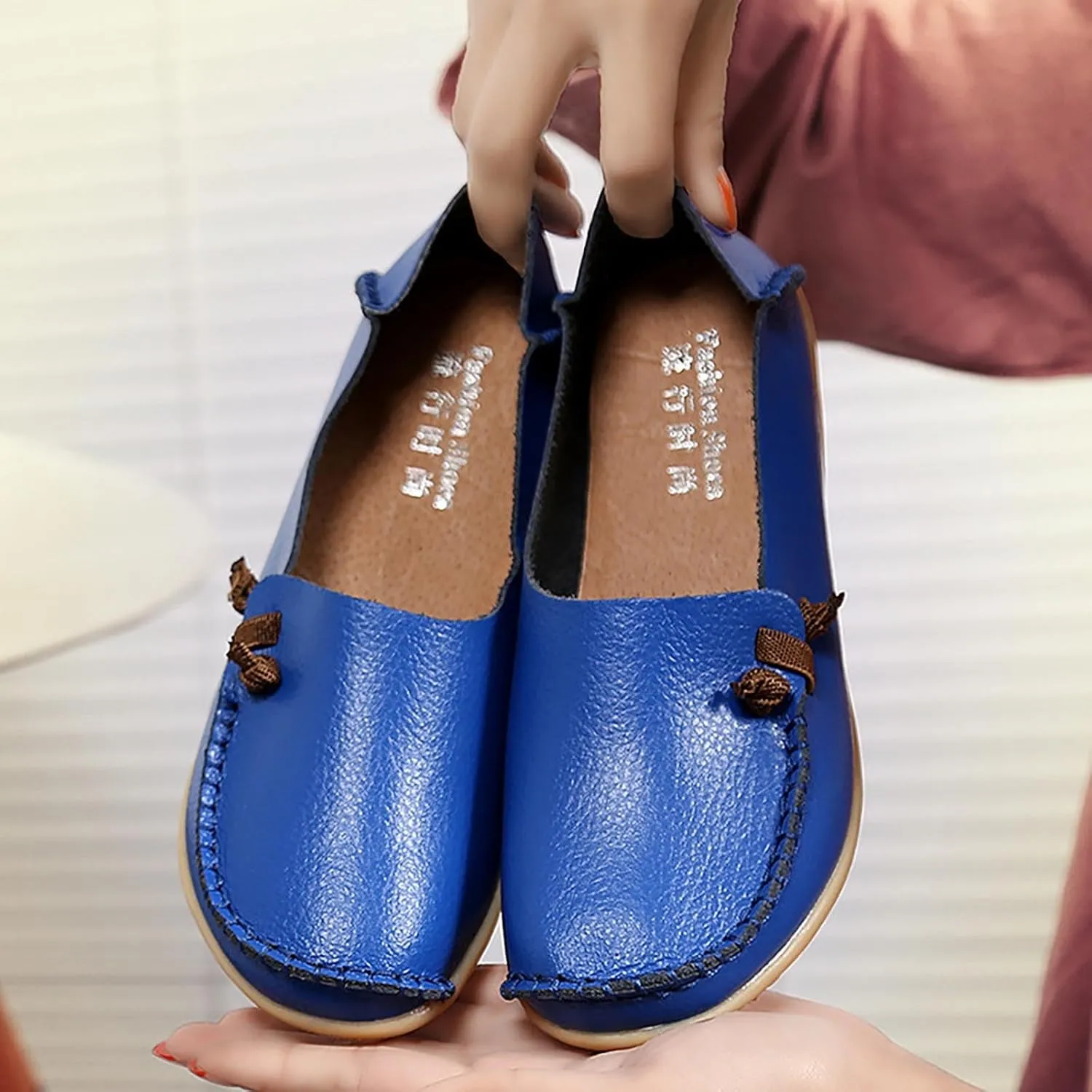 Running Shoes for Men Mens Slip On Sneakers Womens Loafers Comfortable Dressy Keep Warm Flat Bottom Christmas Loafers Women Loafers for Women Casual