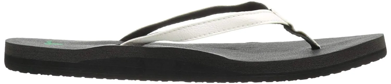 Sandal White Summer Women's Flip-Flop Customer endorsements Trackable Joy Yoga Sanuk