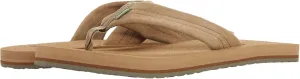 Sanuk Men's Beer Cozy Stacker Suede Flip-Flop