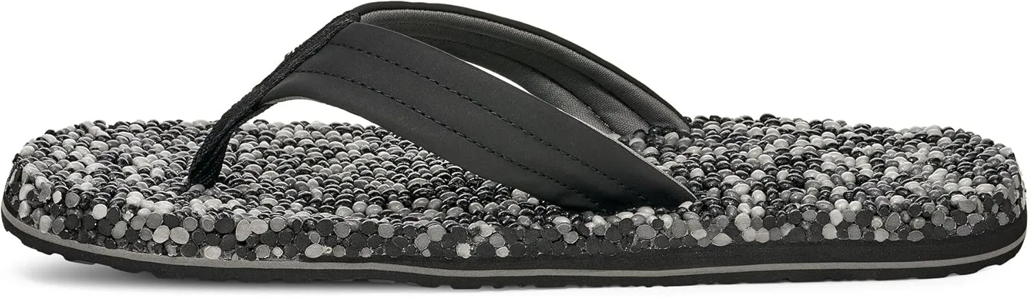 Sanuk Mens Bubblecush | Flip Flops for Men | Mens Sandals | Beach Sandals | Supportive & Lightweight | Comfort Footbed