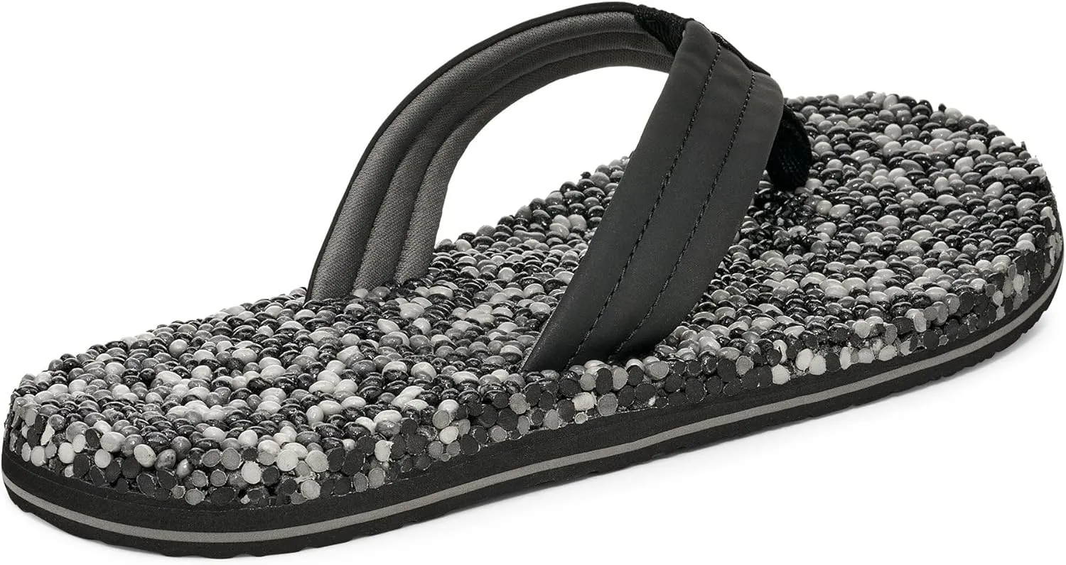 Sanuk Mens Bubblecush | Flip Flops for Men | Mens Sandals | Beach Sandals | Supportive & Lightweight | Comfort Footbed