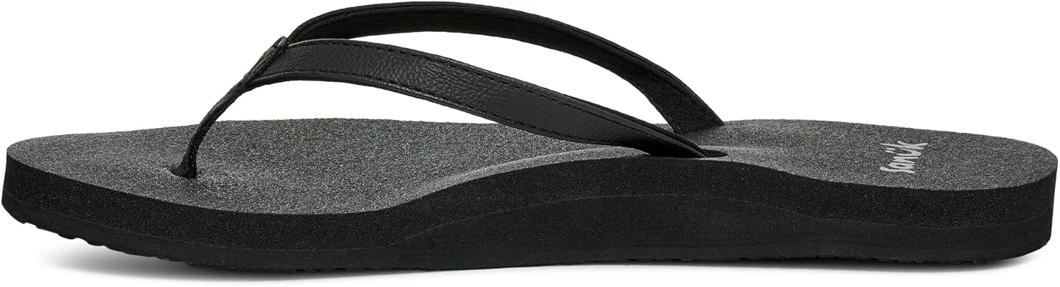 Sanuk Yoga Joy | Flip Flops for Women | Yoga Sandals For Women | Women's Beach Sandals | Memory Foam Footbed