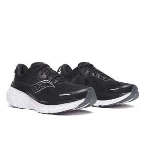 Saucony Guide 18(Wide)- Men's Lace Trainer in Black/White