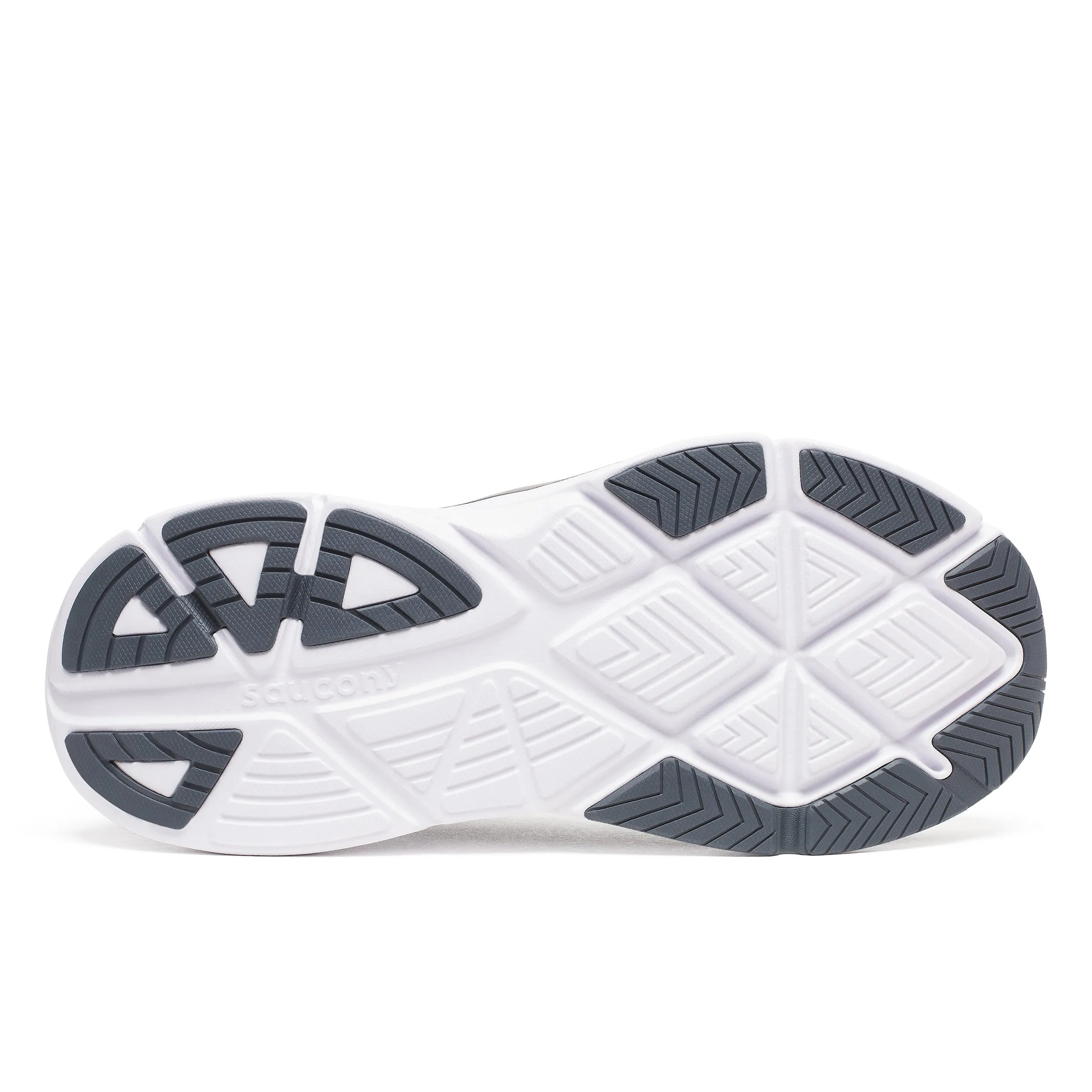 Saucony Guide 18(Wide)- Men's Lace Trainer in Black/White