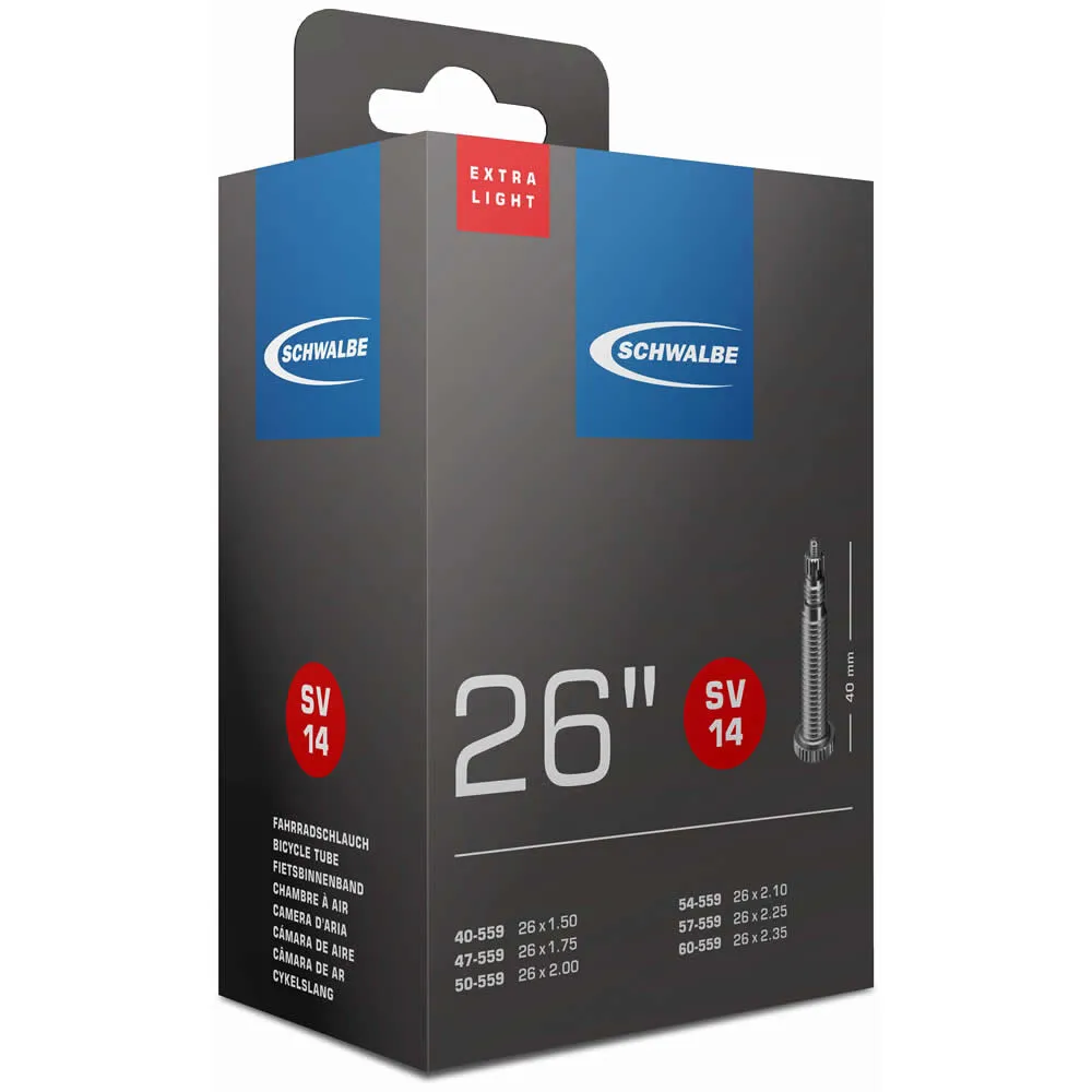 Schwalbe SV14 Extralight Inner Tube 26 x 1.50-2.00