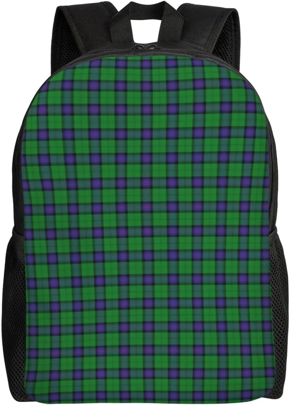 Scottish Clan Armstrong Tartan Plaid Minimalist Laptop Backpack – Waterproof Business Travel Bag, Breathable Design, Modern Work & Leisure