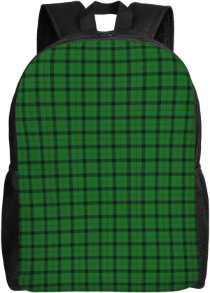 Scottish Clan Kincaid Tartan Plaid Minimalist Laptop Backpack – Waterproof Business Travel Bag, Breathable Design, Modern Work & Leisure
