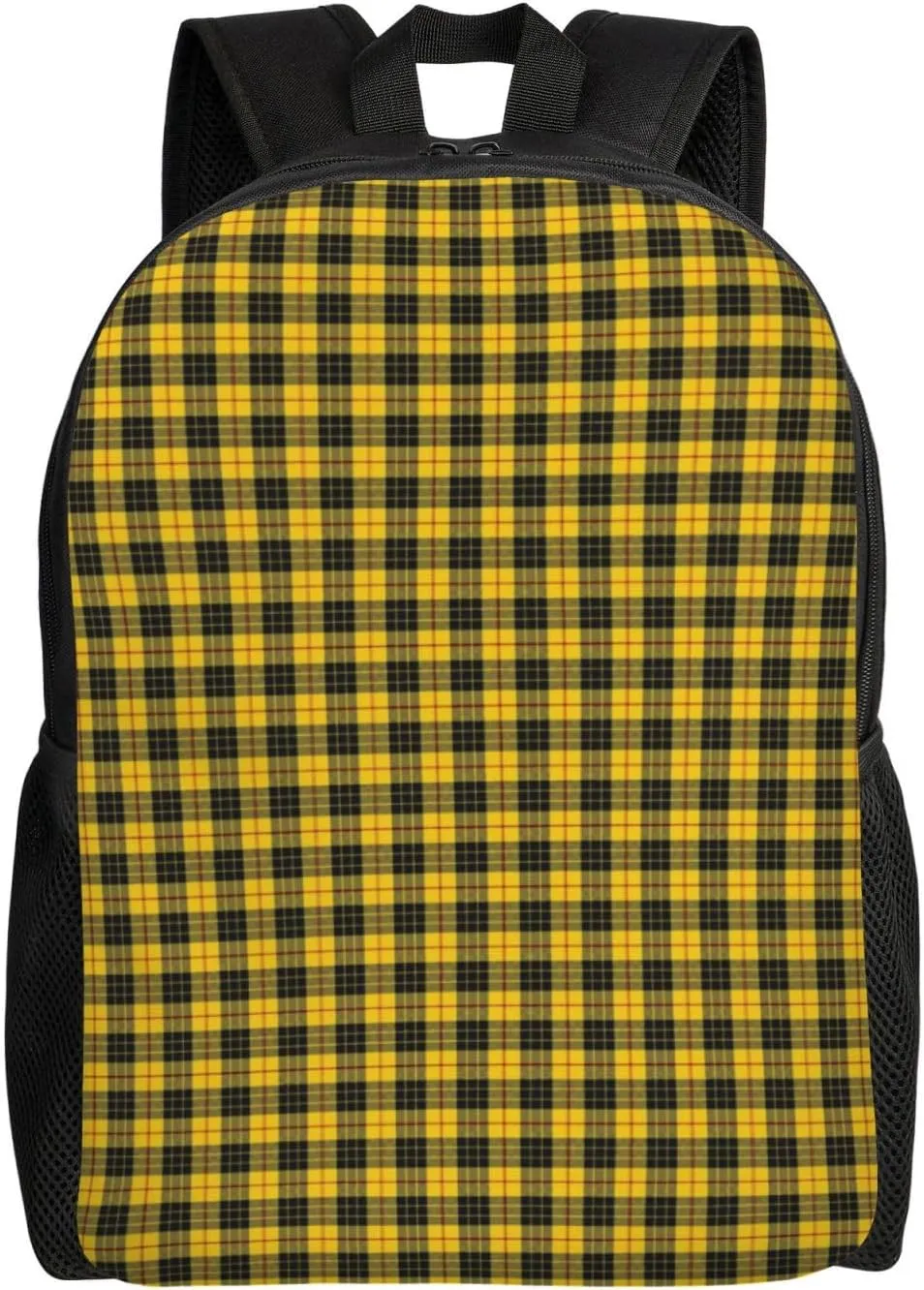 Scottish Clan Macleod Celebration Tartan Minimalist Laptop Backpack – Waterproof Business Travel Bag, Breathable Design, Modern Work & Leisure