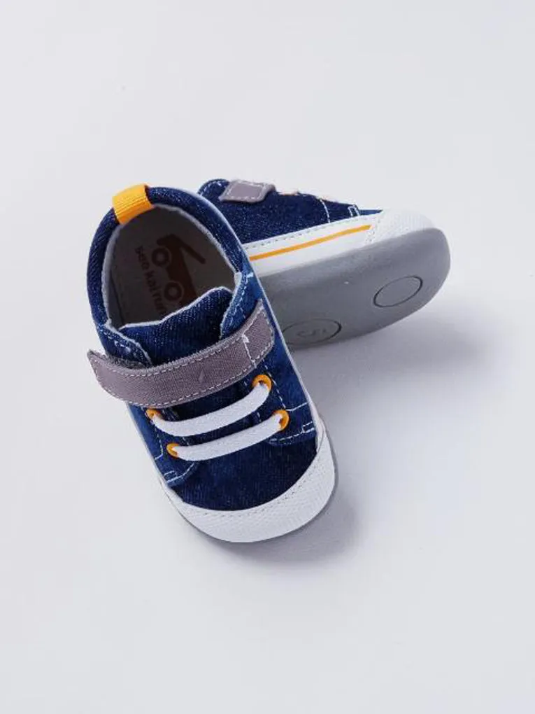 See Kai Run Baby Boy's Washed Denim Sneakers