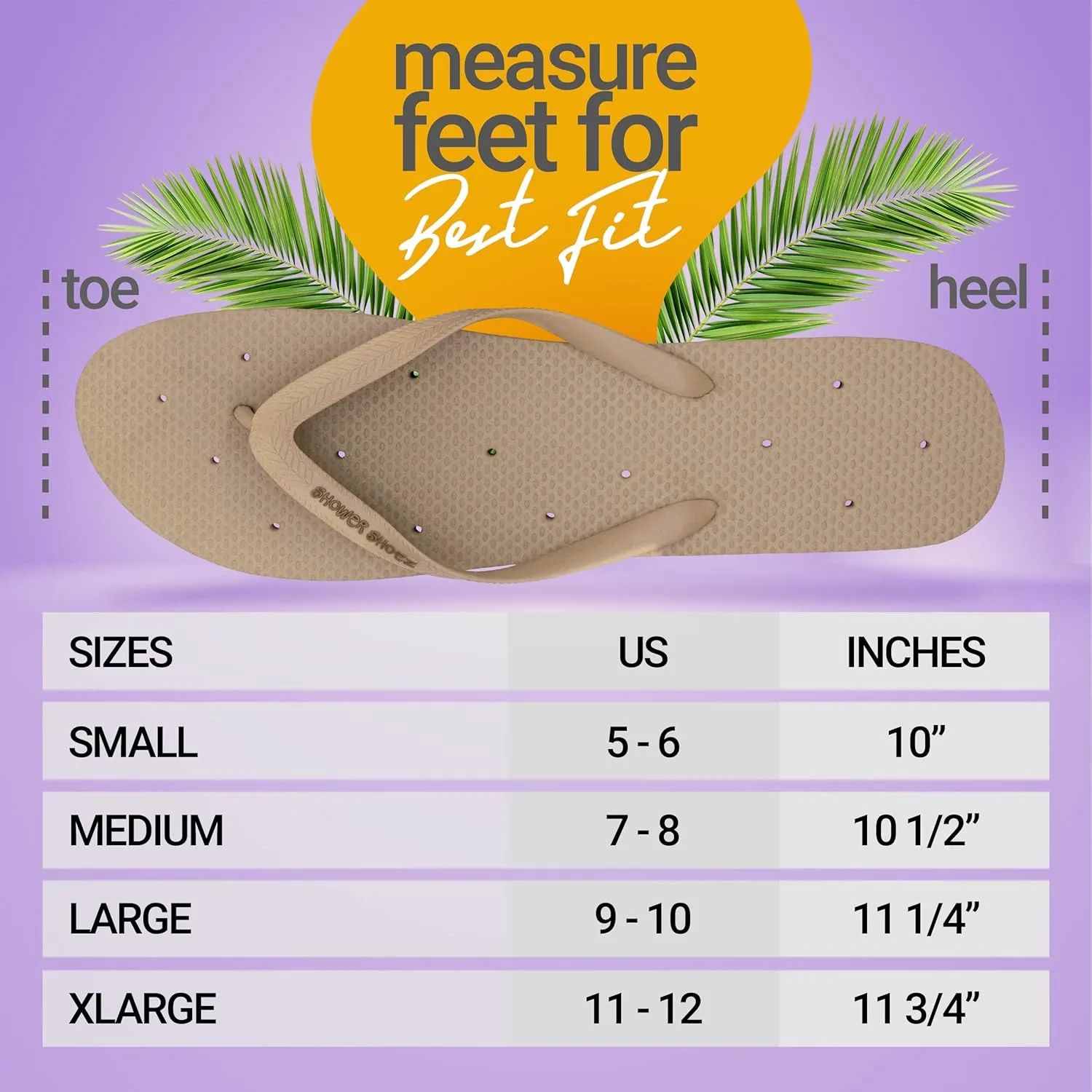 Shower Shoez Women's Non-Slip Pool Dorm Water Sandals Flip Flops