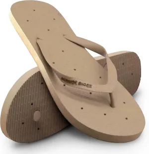 Shower Shoez Women's Non-Slip Pool Dorm Water Sandals Flip Flops