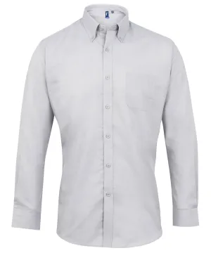 Silver - Signature Oxford long sleeve shirt