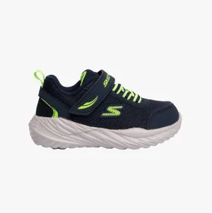 Skechers 407308N/NVLM NITRO SPRINT-ROWZER Boys Sneaker Navy/Lime