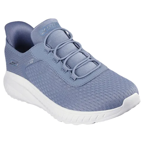 Skechers Ladies Slip On Trainers - 117504 Slip Ins - Slate