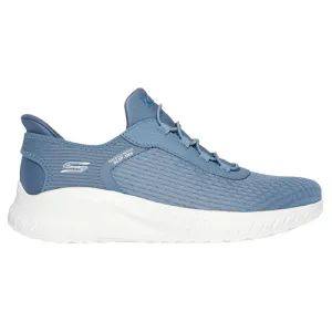 Skechers Ladies Slip On Trainers - 117504 Slip Ins - Slate