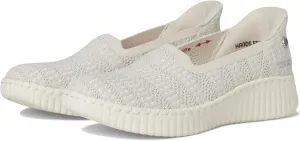 Skechers Modern Comfort Women's Women's Wilshire BLVD-Glimmer Step Hands Free Slip-Ins Loafer, Natural, 5.5