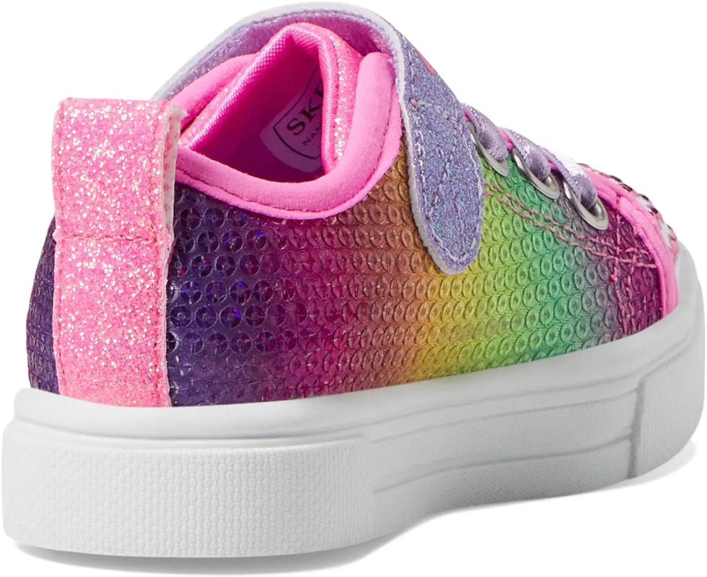 Skechers Unisex-Child Twinkle Sparks-Sequin Flash Sneaker