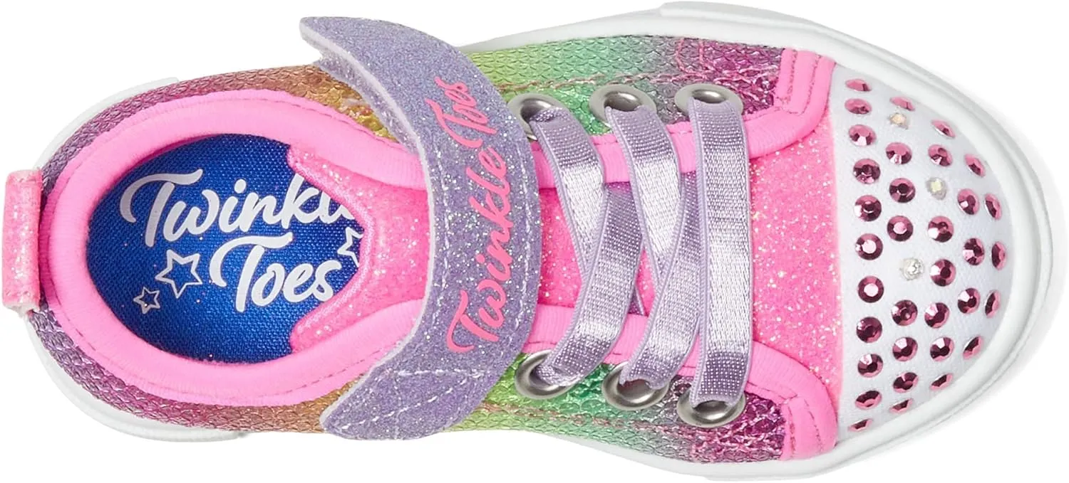 Skechers Unisex-Child Twinkle Sparks-Sequin Flash Sneaker