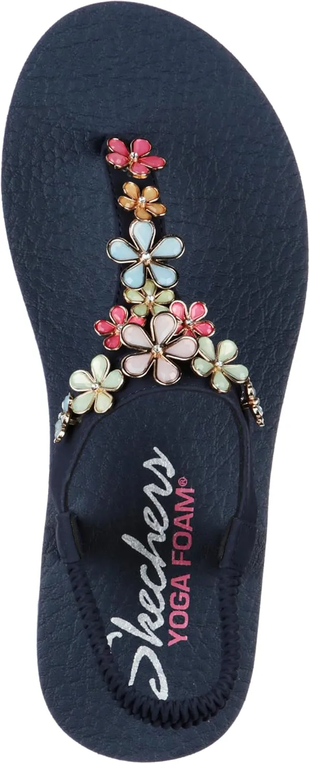 Skechers Women's Meditation-Glass Daisy Flip-Flop