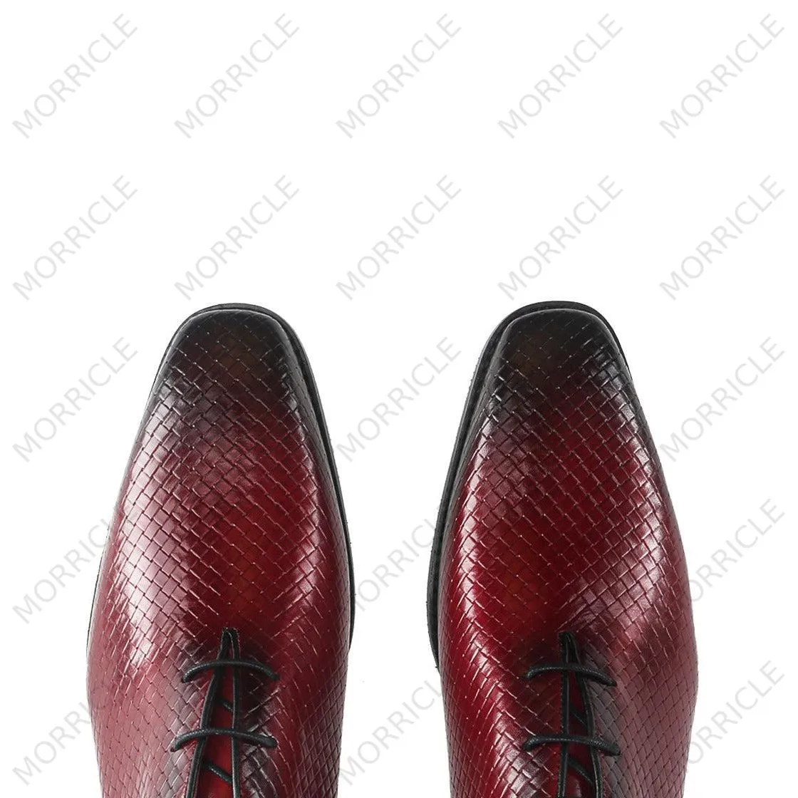 Sophisticated Woven Wholecut Oxford Shoes