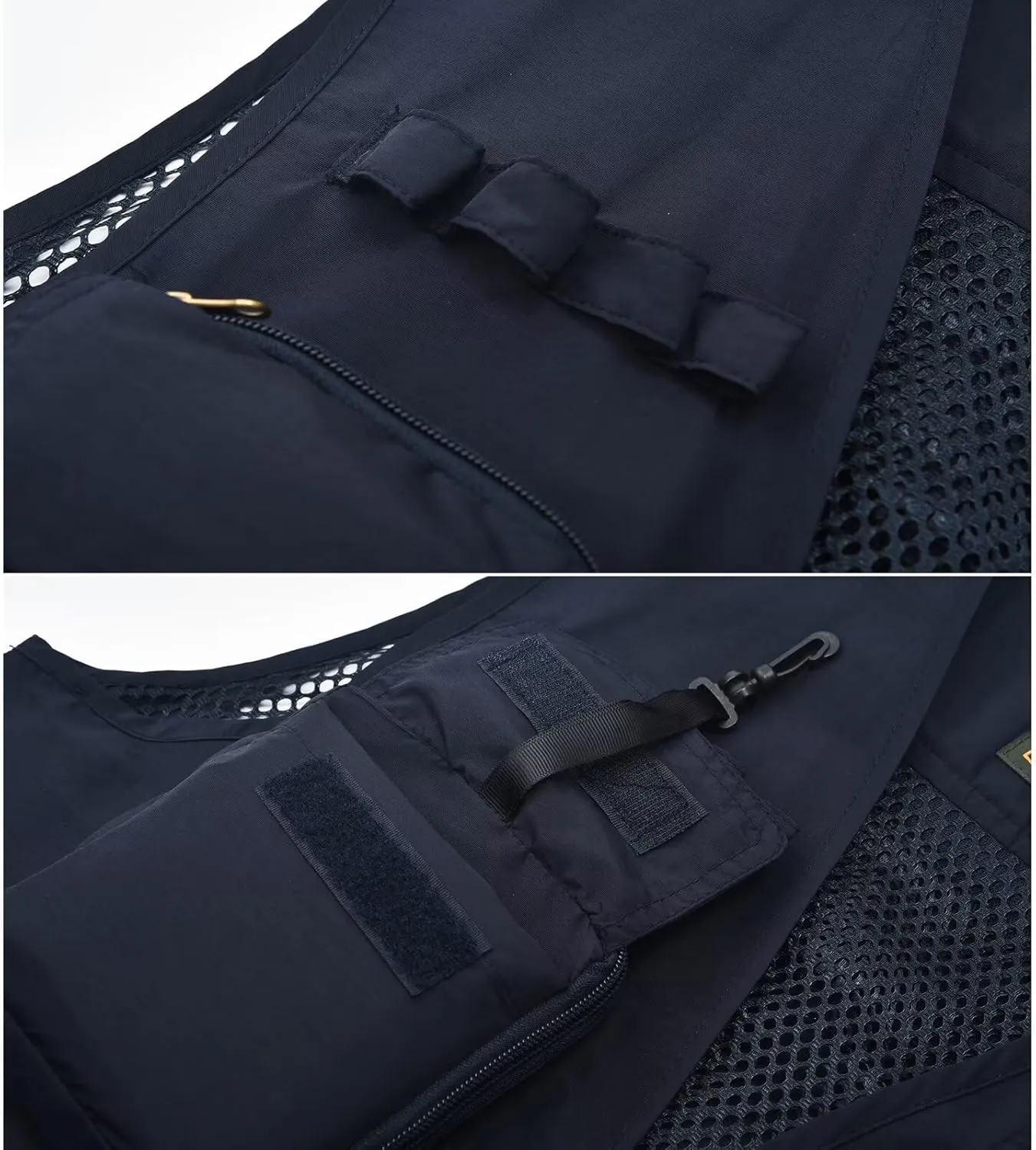 Spanye Mens Fishing Hunting Vest Outdoor Travel Utility Vest Tactical Work Jacket Multi Pocket
