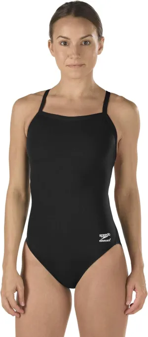 Speedo Women's Swimsuit One Piece Endurance  Flyback Solid Adult Team Colors