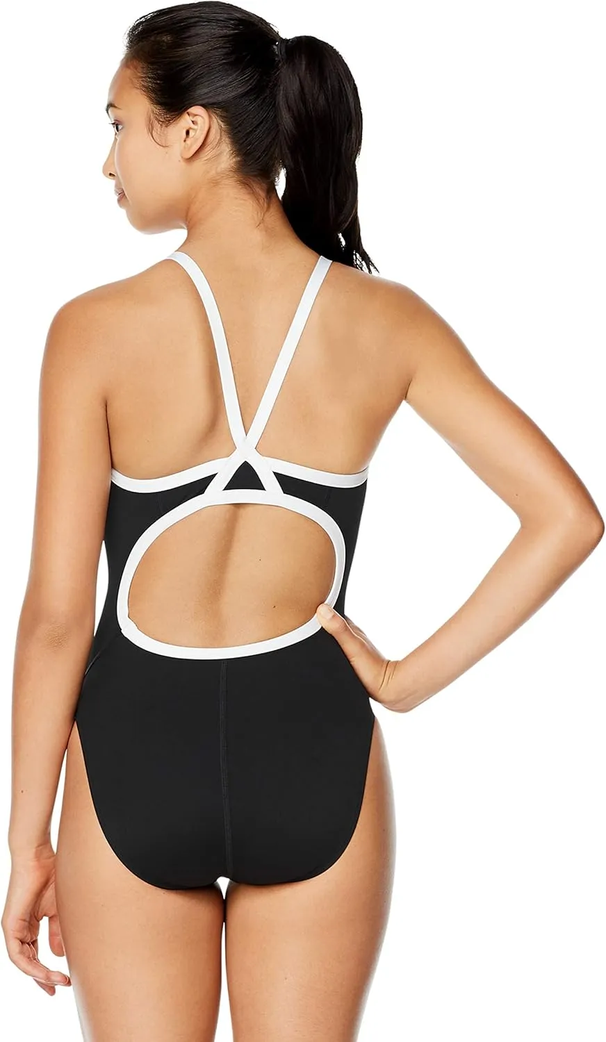 Speedo Women's Swimsuit One Piece Endurance  Flyback Solid Adult Team Colors