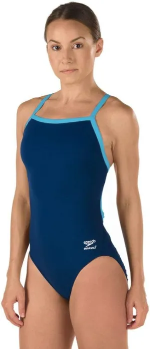 Speedo Women's Swimsuit One Piece Endurance  Flyback Solid Adult Team Colors