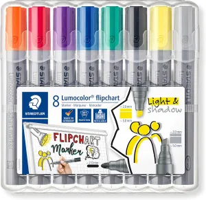 STAEDTLER Lumocolor Flipchart marker, 8pcs box
