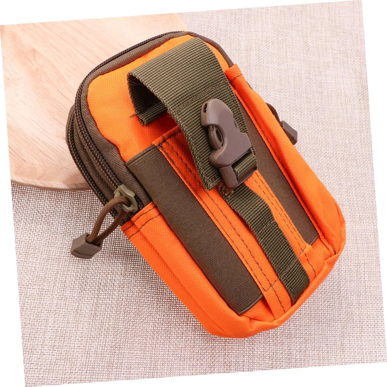 SUPVOX 2pcs Pack Camping Belt Bag Duffle Waist Pack Earbuds Holder for Running Walking Outdoor Activities