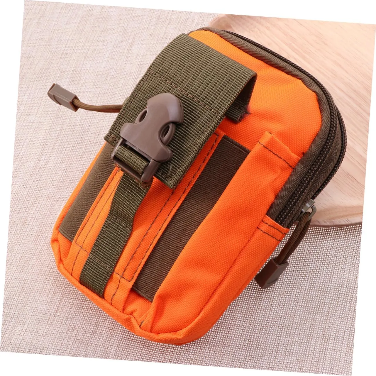 SUPVOX 2pcs Pack Camping Belt Bag Duffle Waist Pack Earbuds Holder for Running Walking Outdoor Activities