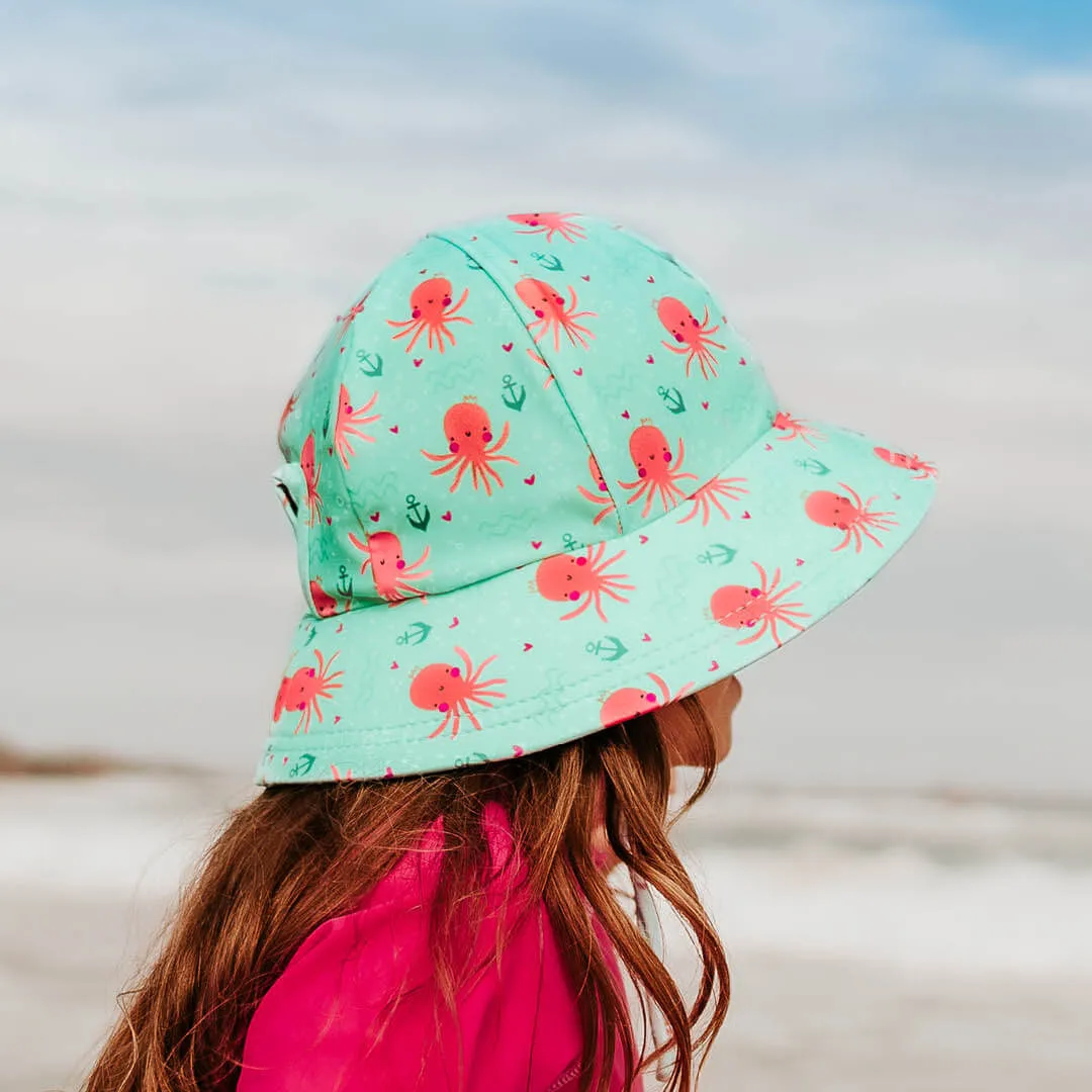 Swim Bucket Hat Octopus