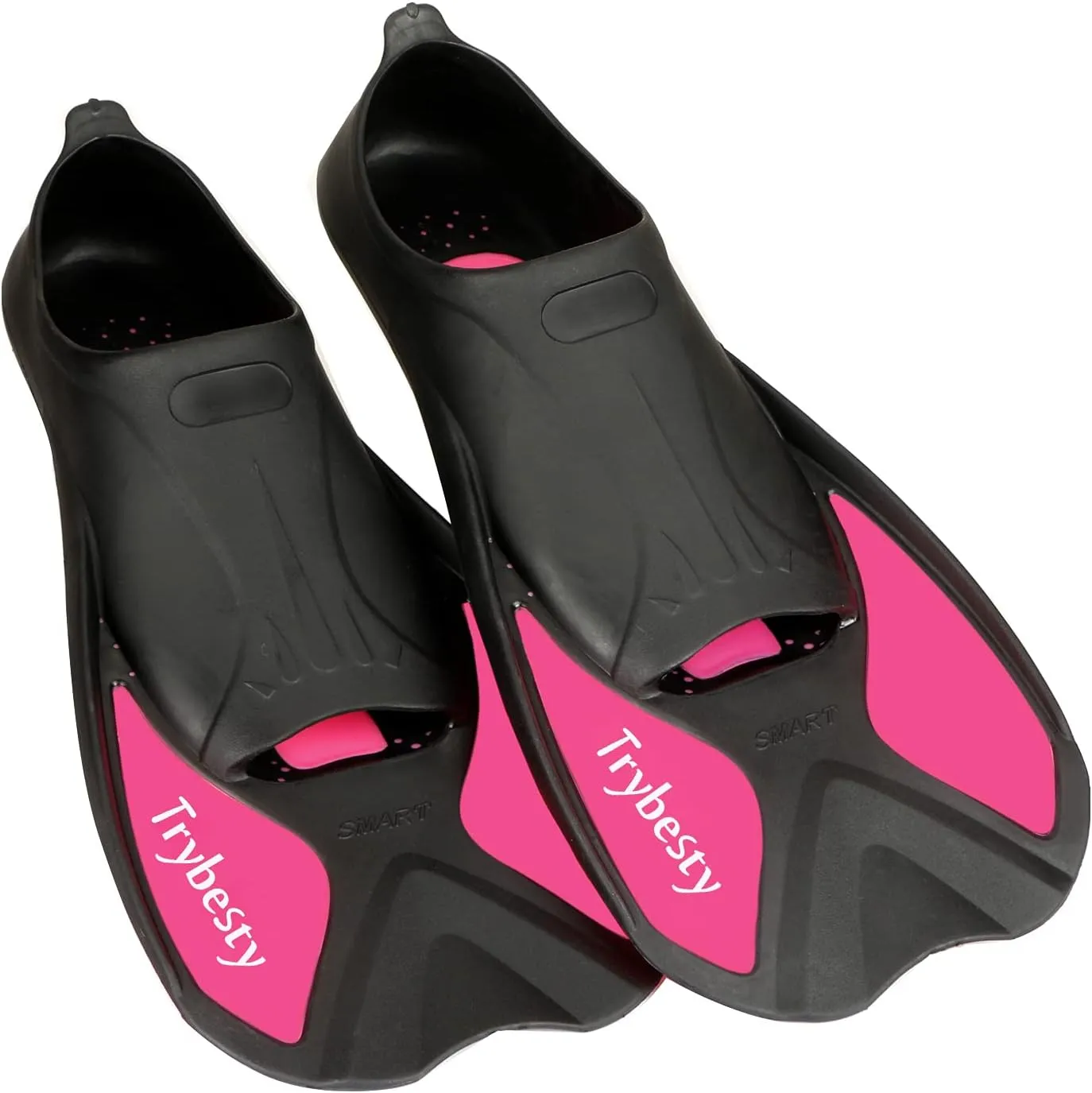 Swim Fins,Short Snorkel Fins Travel Size Flippers for Snorkeling Diving Swimming Adult Men Women