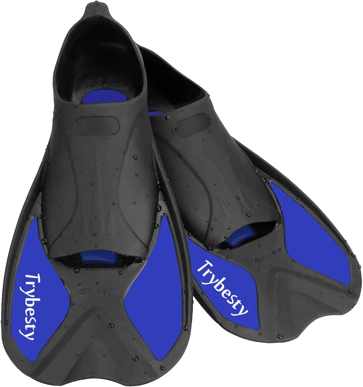 Swim Fins,Short Snorkel Fins Travel Size Flippers for Snorkeling Diving Swimming Adult Men Women