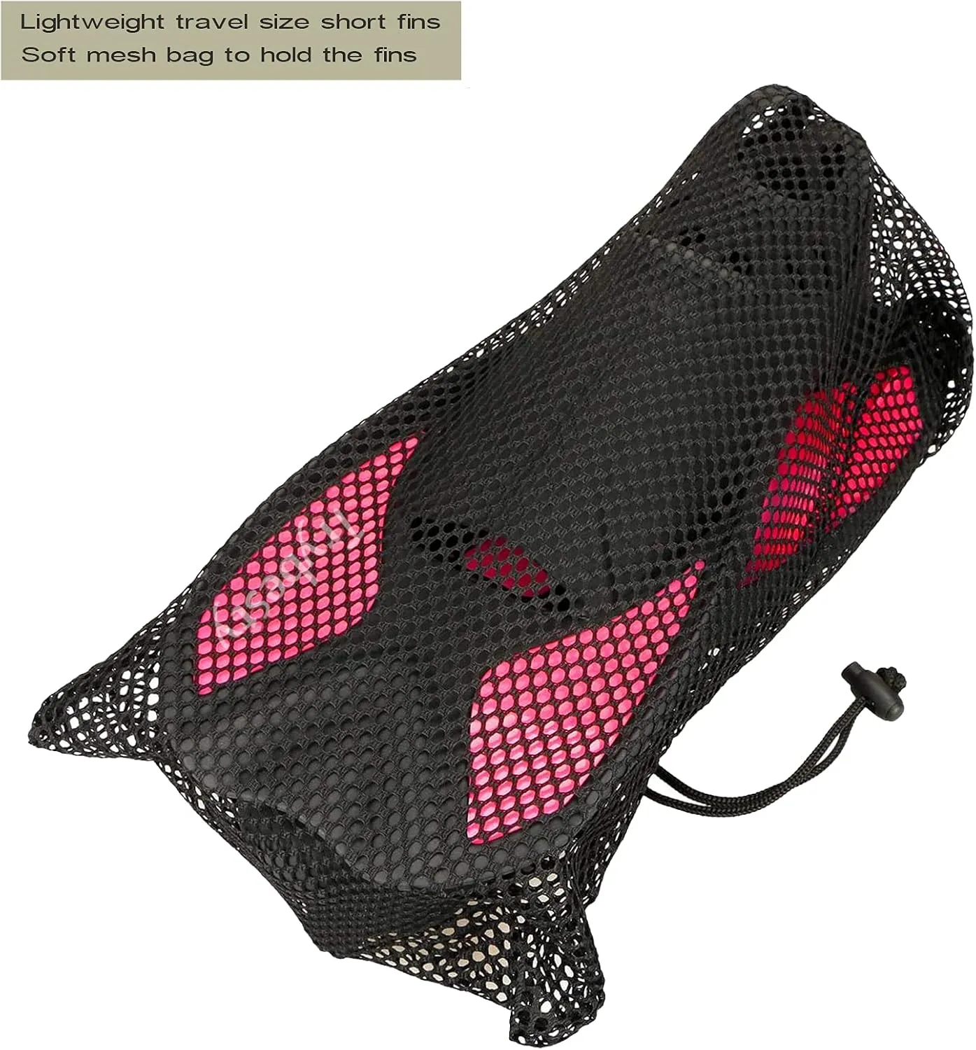 Swim Fins,Short Snorkel Fins Travel Size Flippers for Snorkeling Diving Swimming Adult Men Women