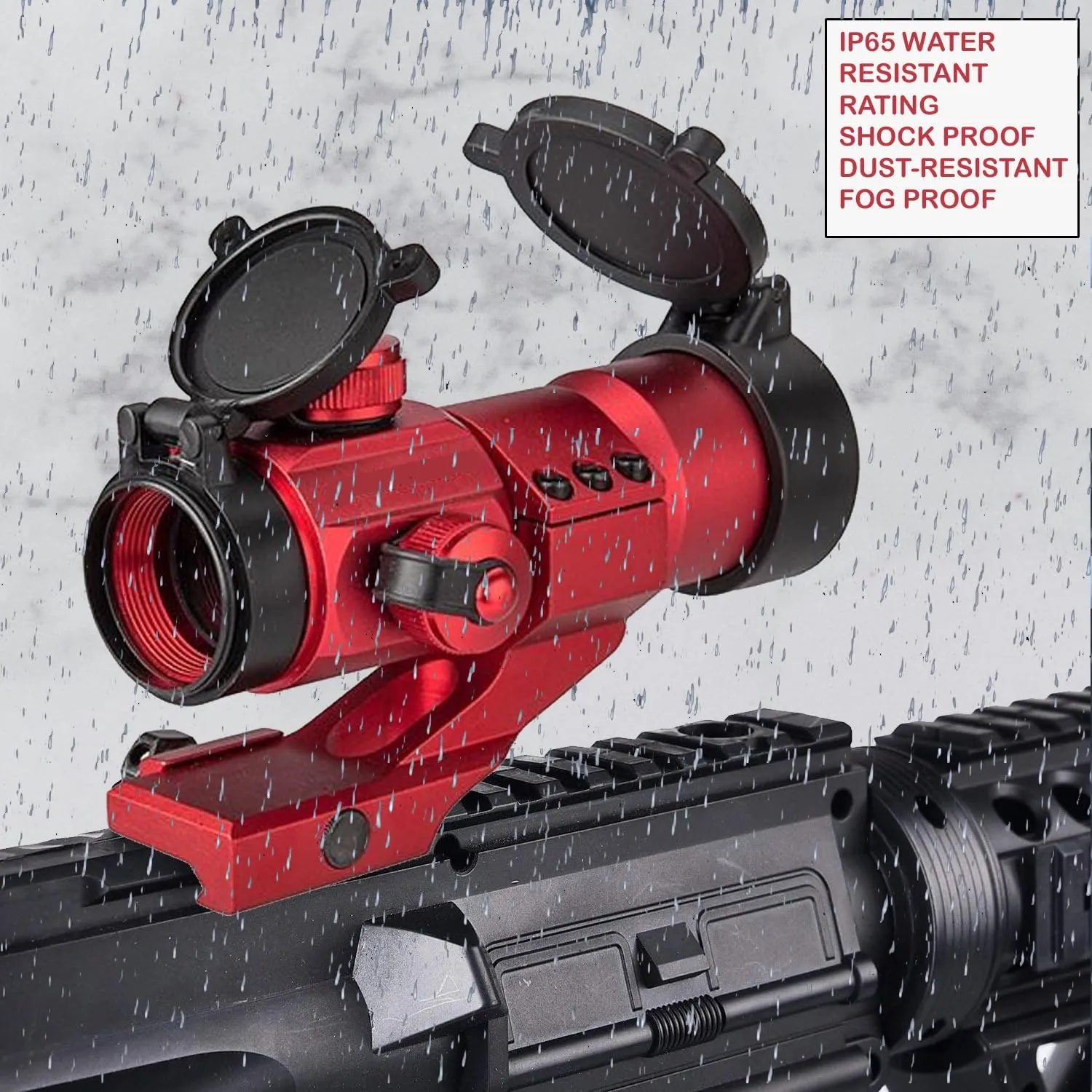 Tactical Scope Reflex Stinger 4 MOA Red - Green Dot Sight with Picatinny Mount