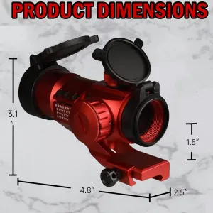 Tactical Scope Reflex Stinger 4 MOA Red - Green Dot Sight with Picatinny Mount