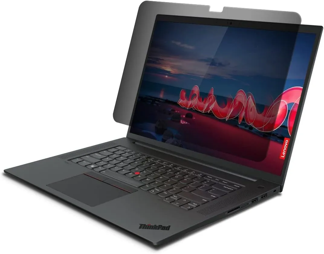 Targus 4Vu Privacy Screen for 16” Lenovo ThinkPad P1 Gen 4, Landscape with Flip Attachment (ASF16W1GL)