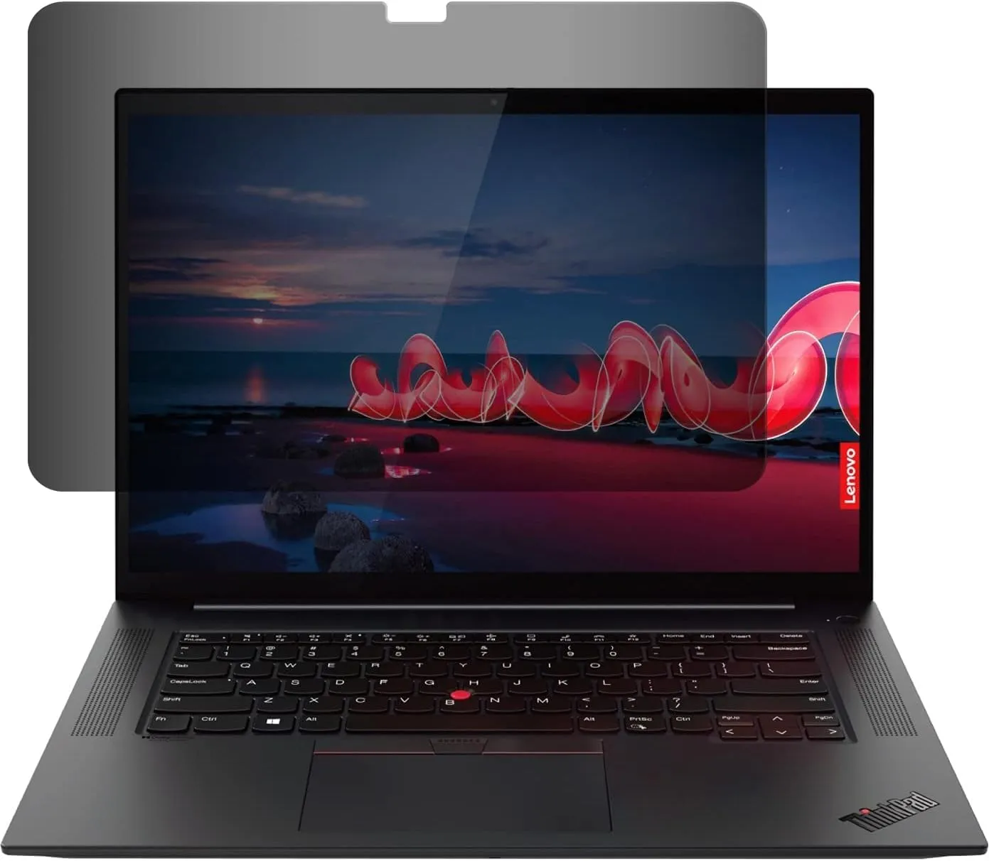 Targus 4Vu Privacy Screen for 16” Lenovo ThinkPad P1 Gen 4, Landscape with Flip Attachment (ASF16W1GL)