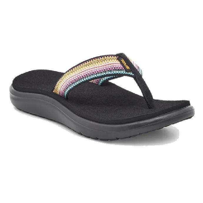Teva Women's Voya Flip Flop Sandal - Black Multi